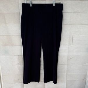 SPANX Navy Blue cropped Trousers size large